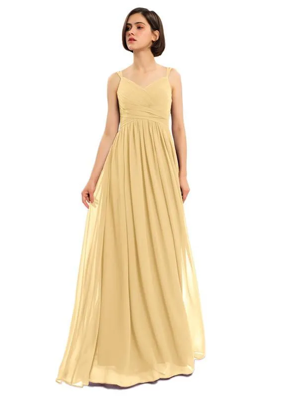 A-line Chiffon Custom Elegant Bridesmaid Dresses