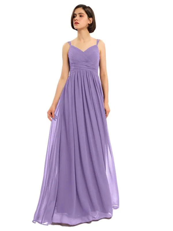 A-line Chiffon Custom Elegant Bridesmaid Dresses