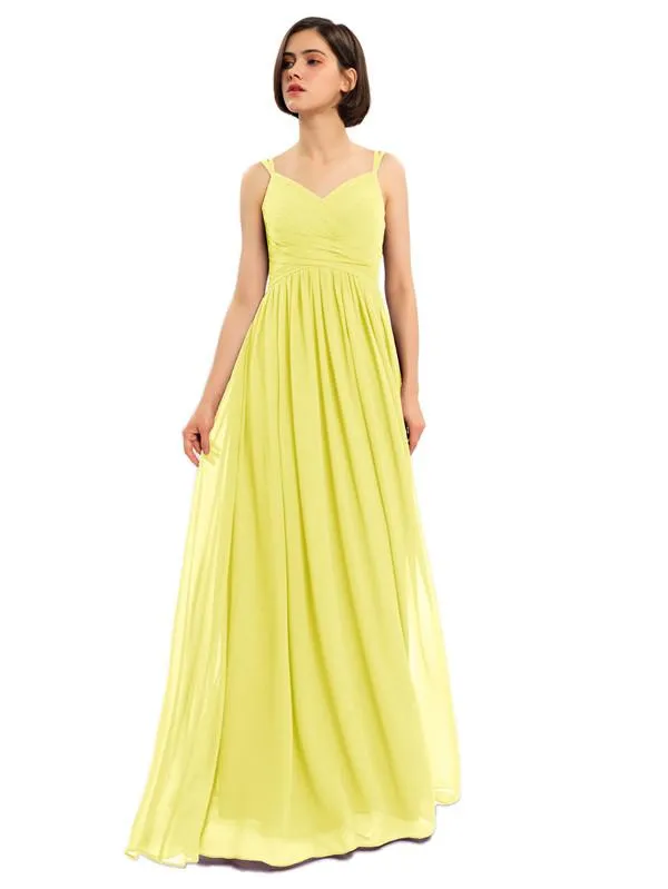 A-line Chiffon Custom Elegant Bridesmaid Dresses