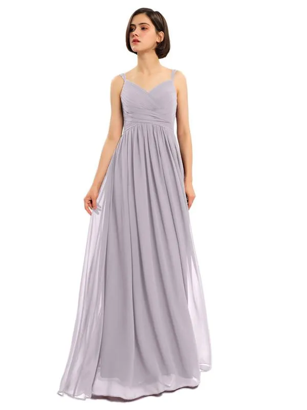 A-line Chiffon Custom Elegant Bridesmaid Dresses