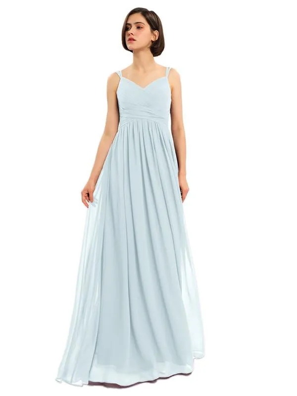 A-line Chiffon Custom Elegant Bridesmaid Dresses