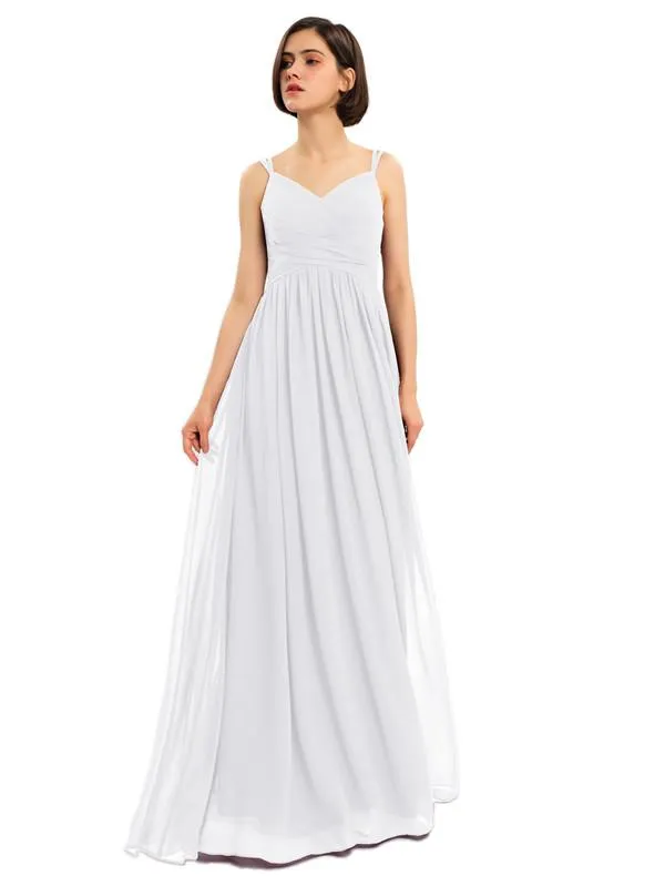 A-line Chiffon Custom Elegant Bridesmaid Dresses