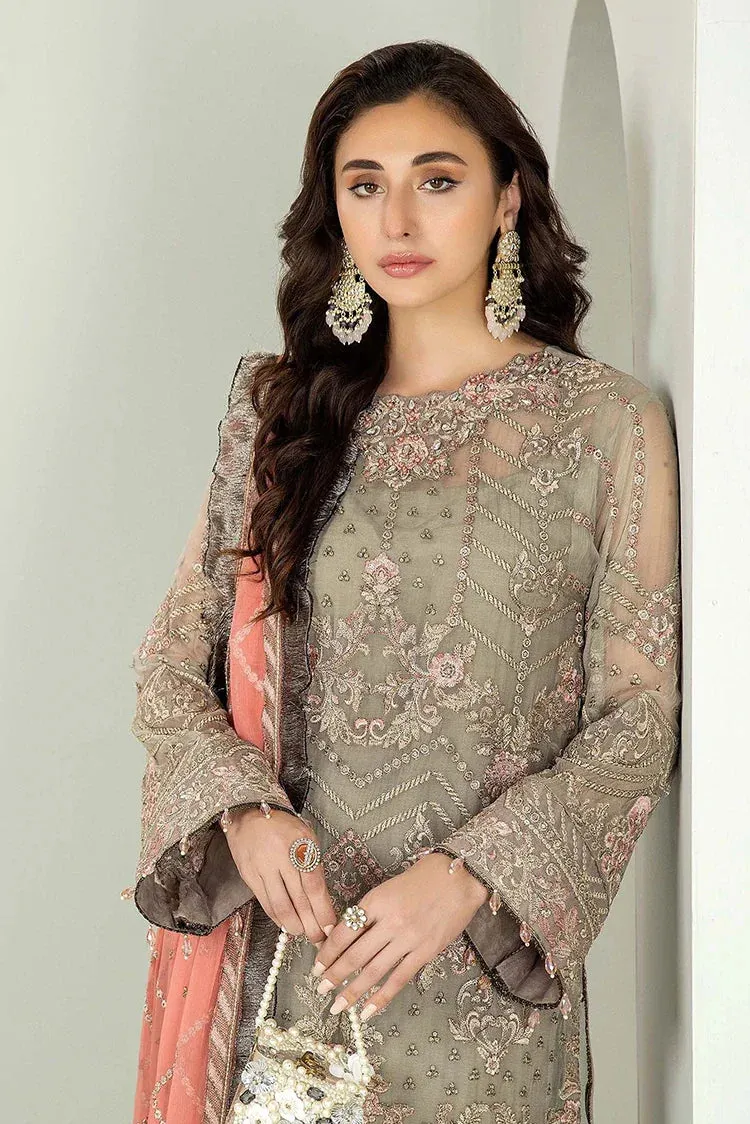 Adan's Libas - Alyana Semi Formals Chiffon Collection - 4007