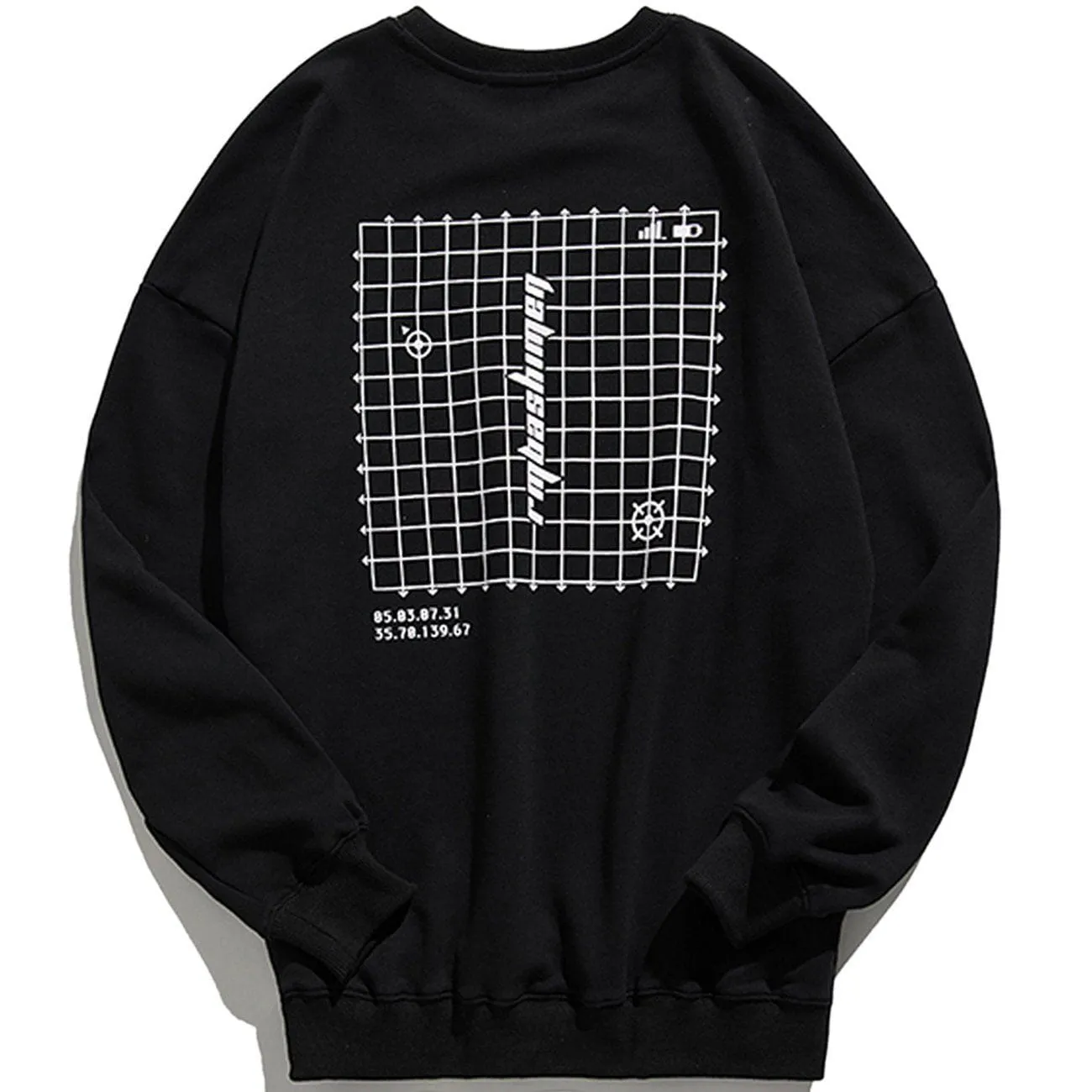 AlanBalen® - Checkerboard Print Sweatshirt