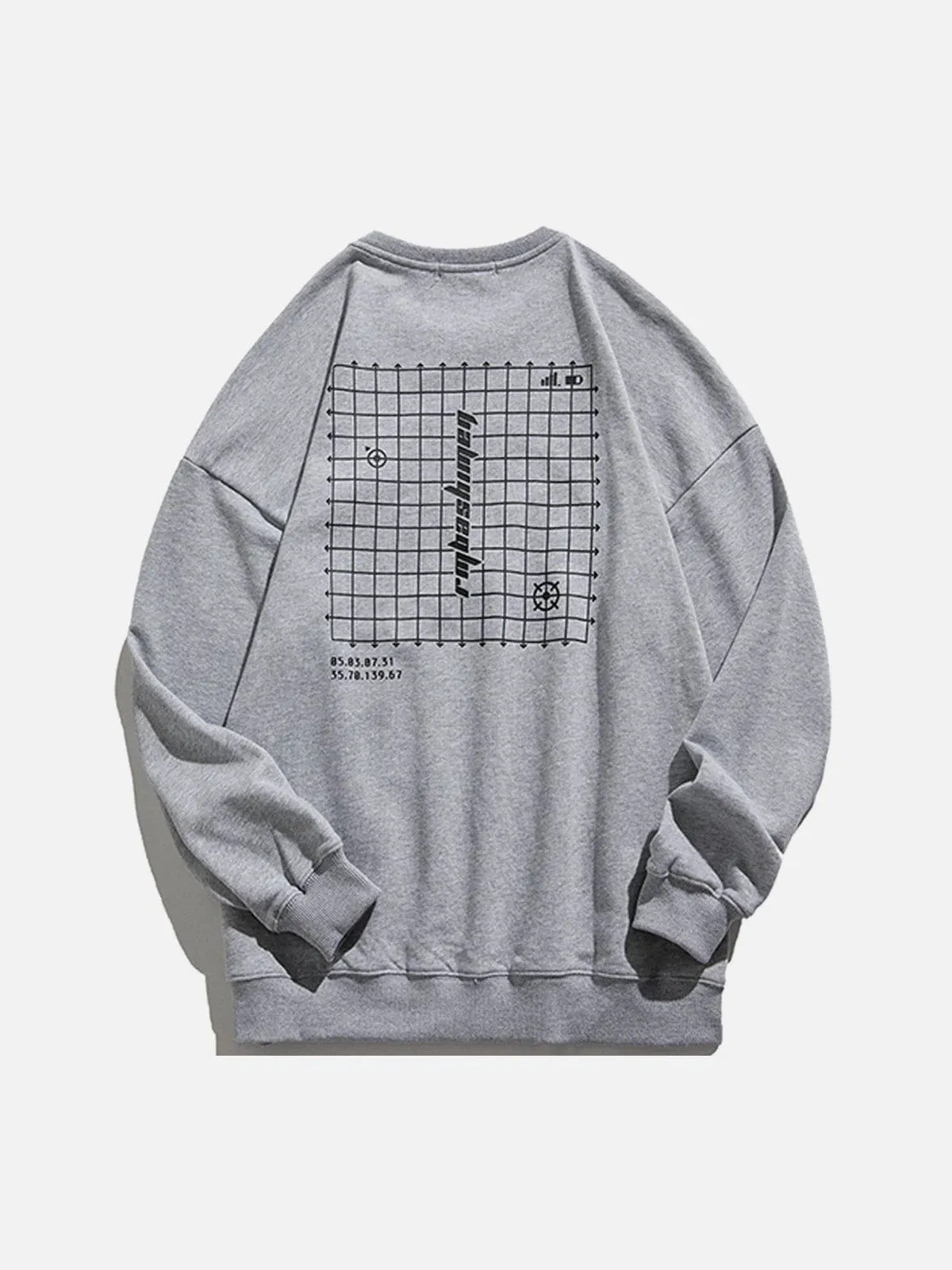 AlanBalen® - Checkerboard Print Sweatshirt