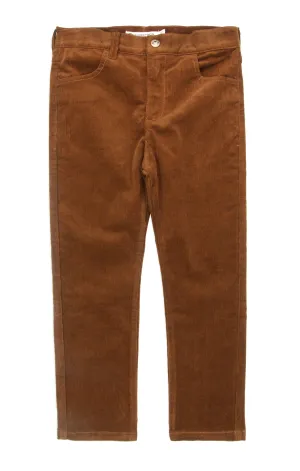 AM Cognac Skinny Cords