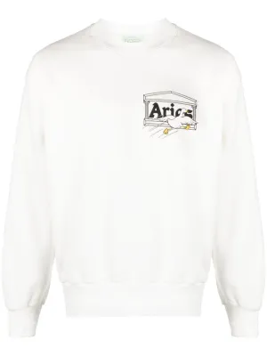 Aries Sweaters White