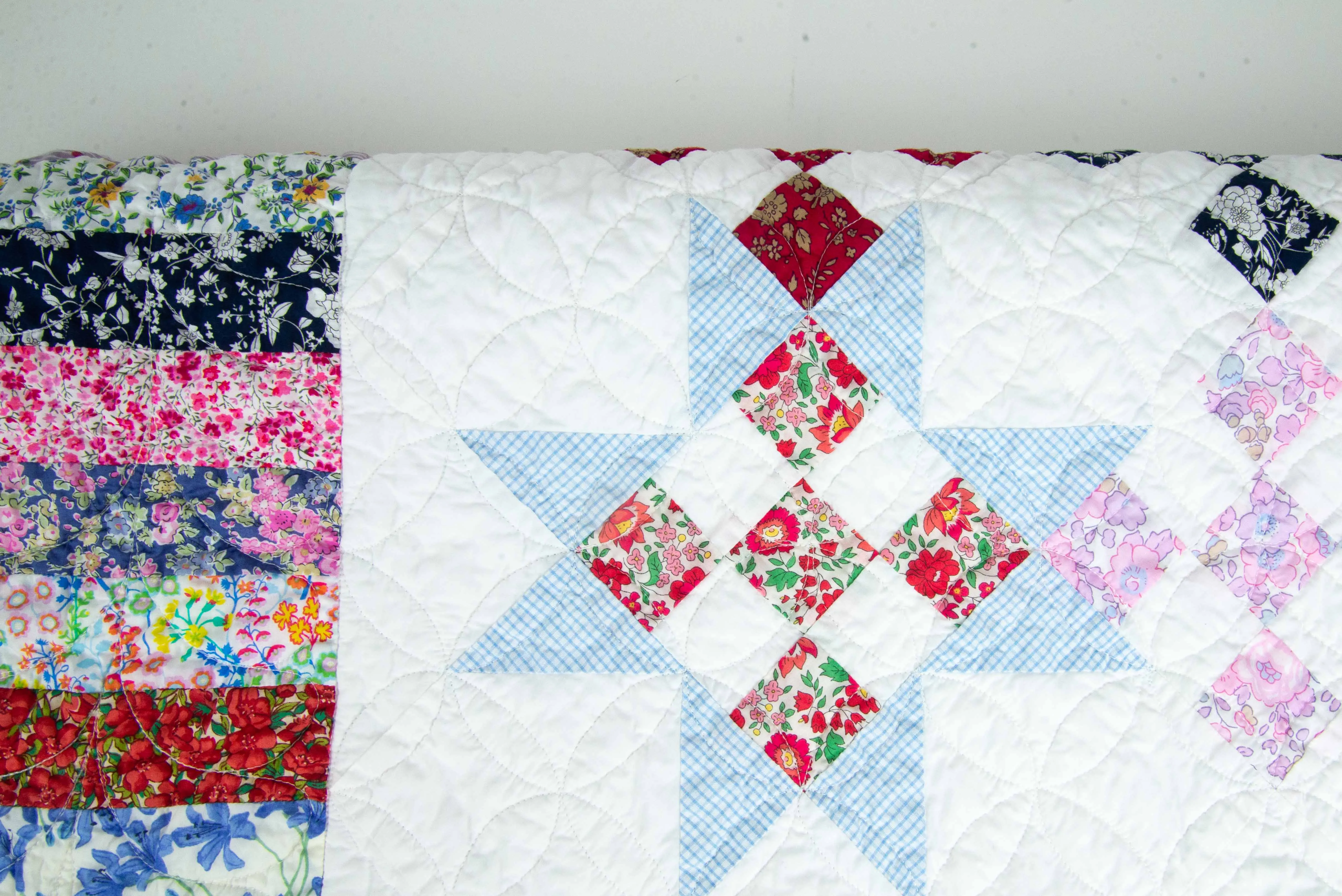 Aunt Sue's Nine Patch Quilt