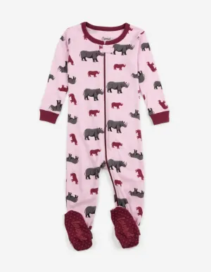 Baby Footed Zoo Animals Pajamas