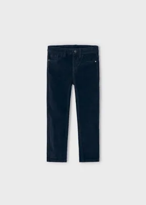 Basic Slim Fit Corduroy Pants