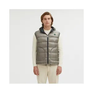 Centogrammi Gray Nylon Men's Reversible Vest