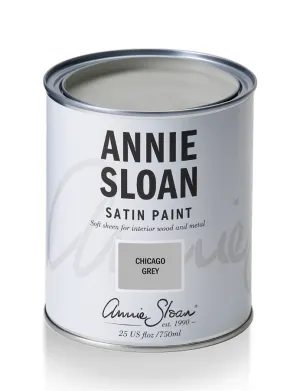 Chicago Grey Satin Trim Paint