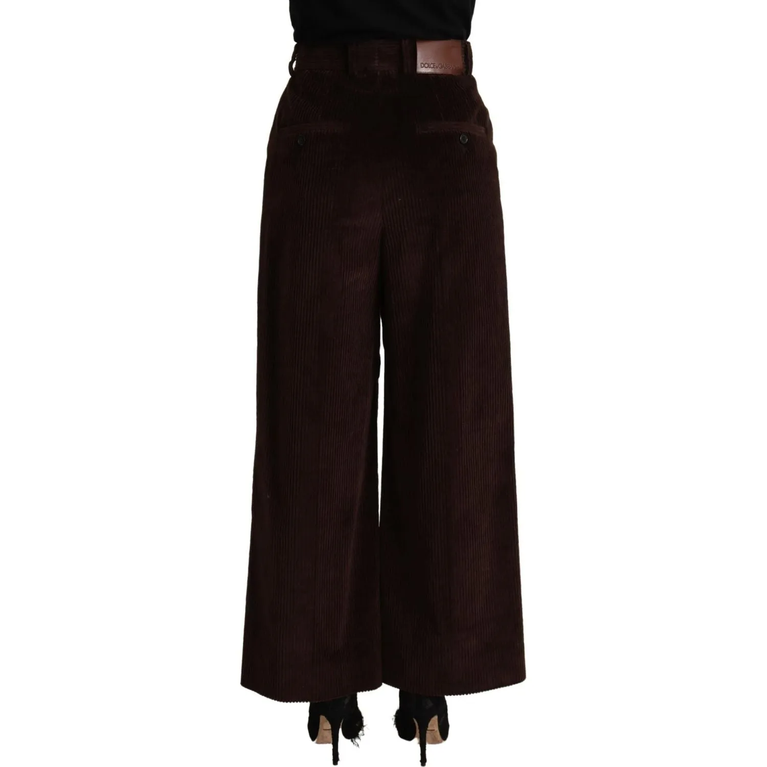 Dolce & Gabbana Elegant High-Waisted Wide Leg Pants