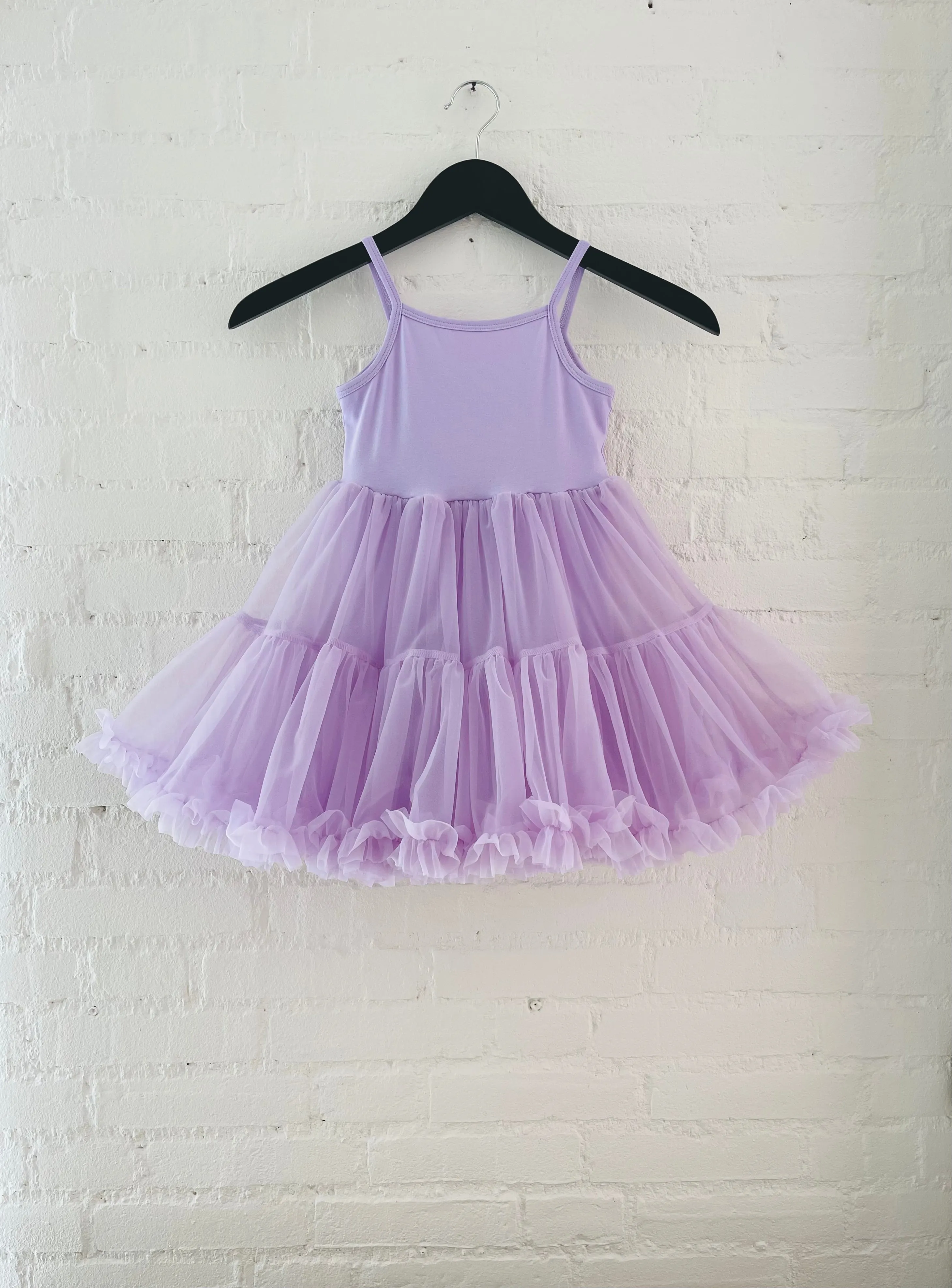 DOLLY PETTI SPAGHETTI PETTISKIRT TUTU DRESS lavender