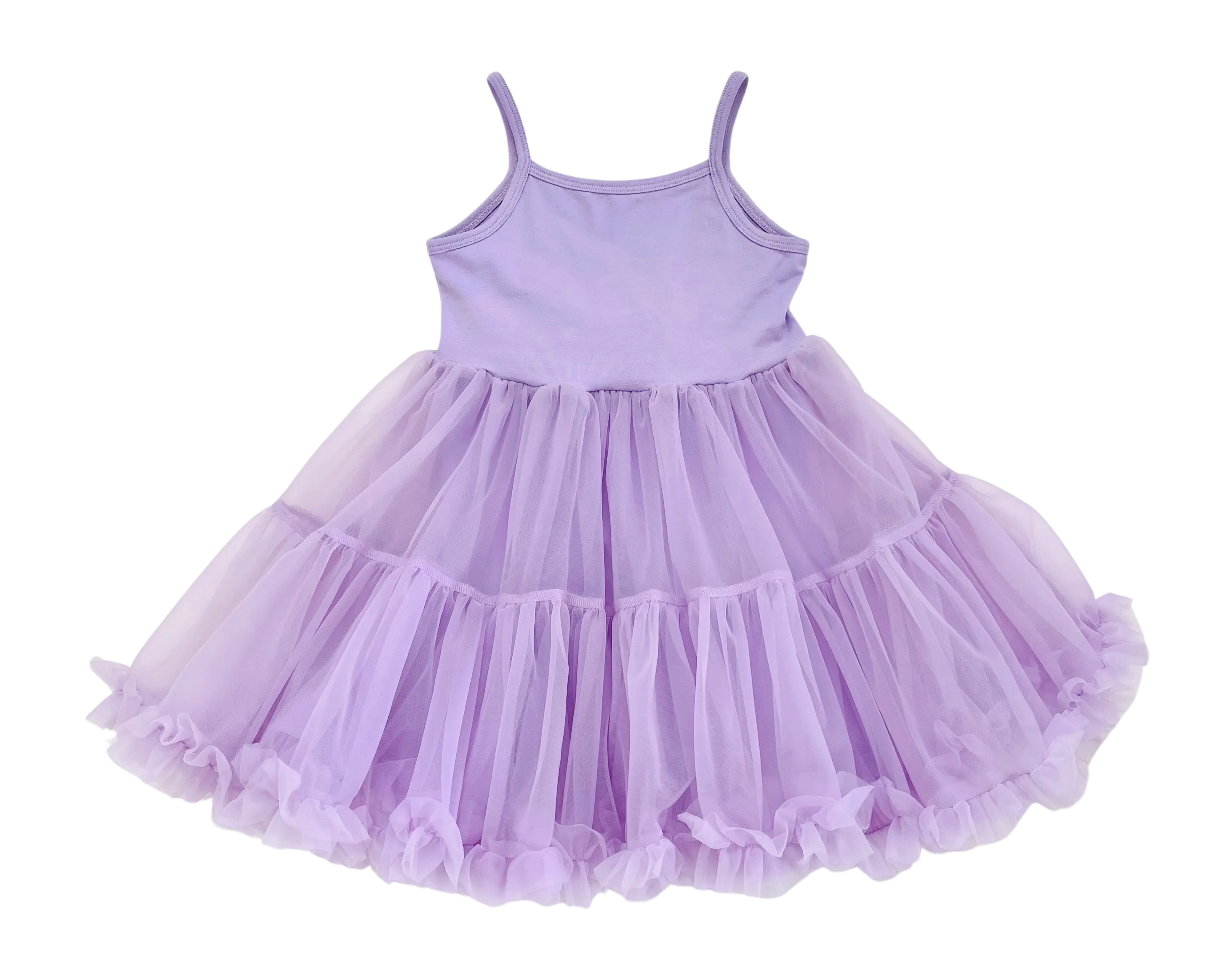 DOLLY PETTI SPAGHETTI PETTISKIRT TUTU DRESS lavender