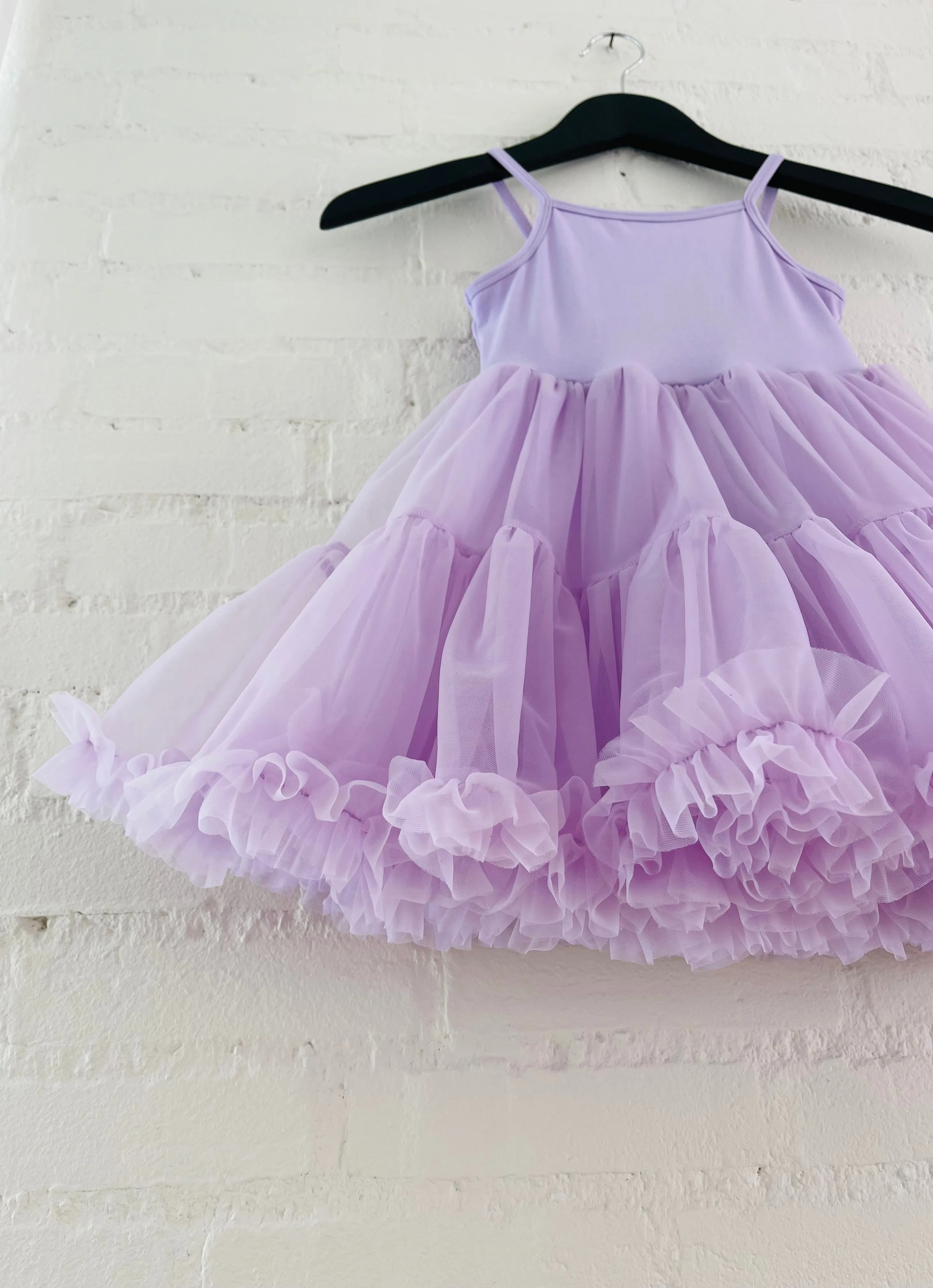 DOLLY PETTI SPAGHETTI PETTISKIRT TUTU DRESS lavender