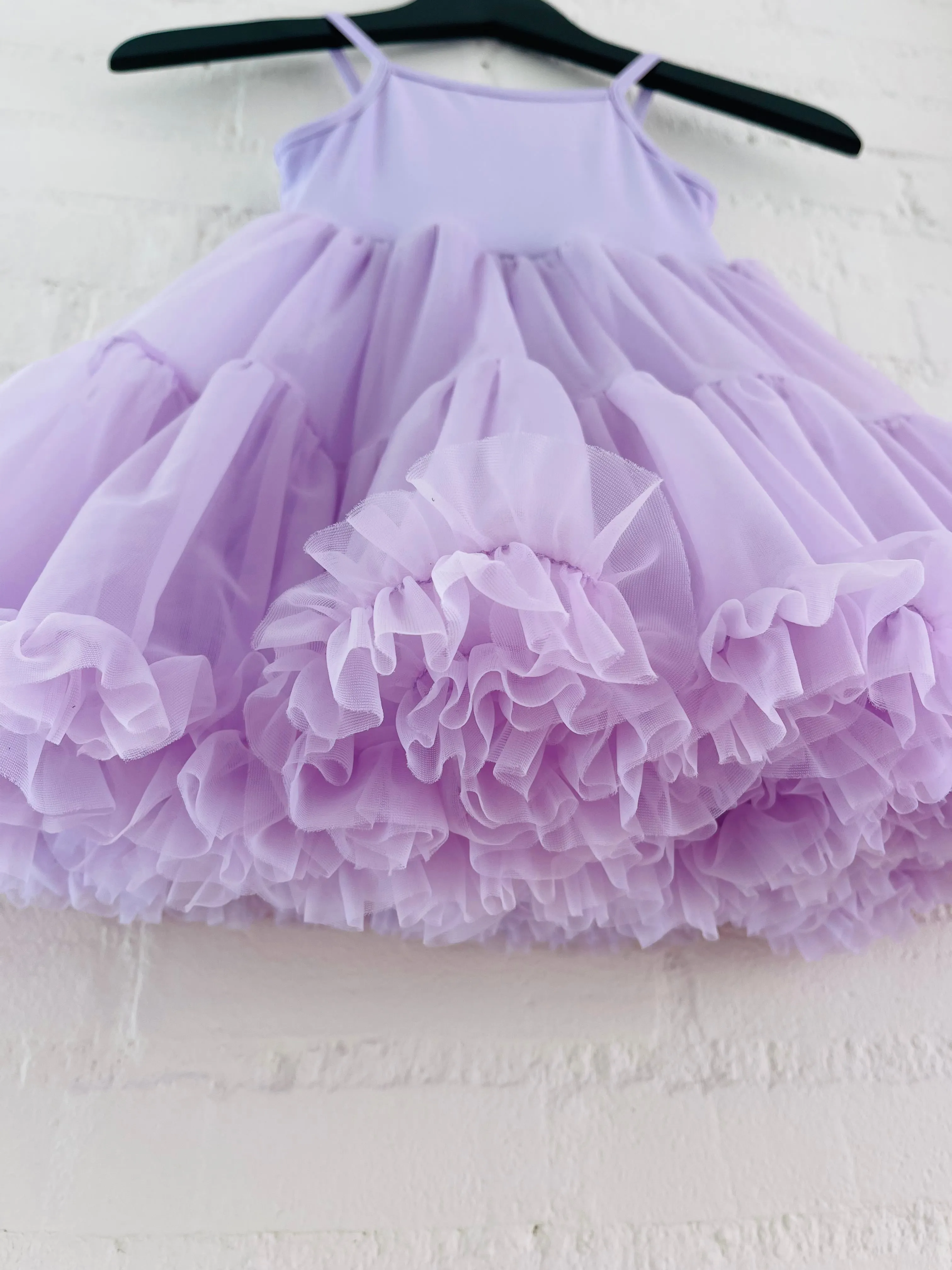 DOLLY PETTI SPAGHETTI PETTISKIRT TUTU DRESS lavender