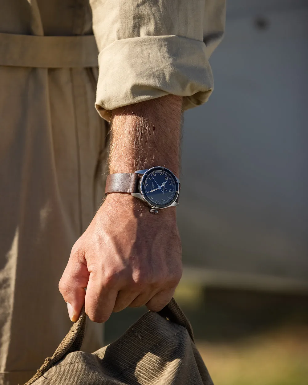 HML Watch Khaki Aviation Pilot Pioneer