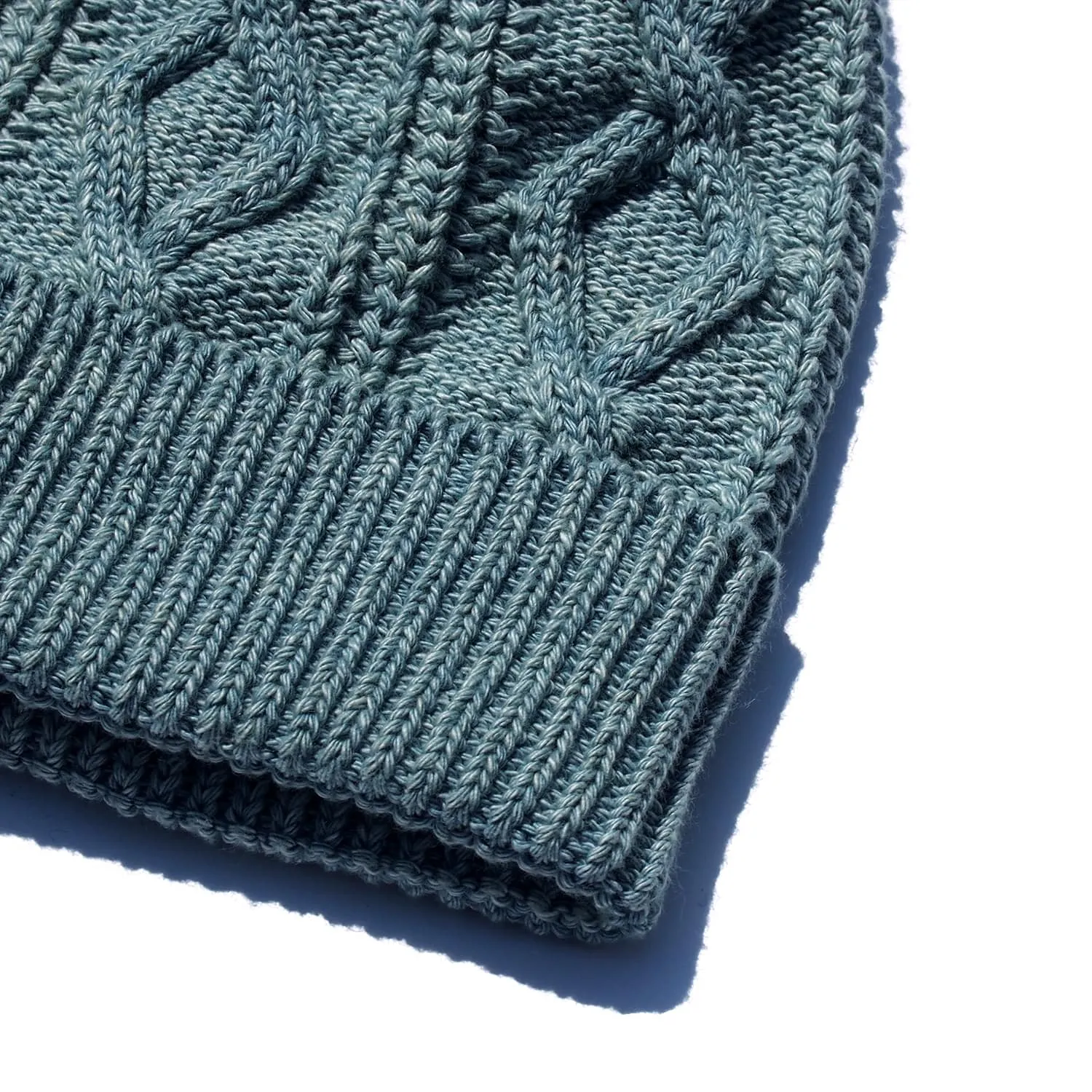 Indigo Cable Beanie