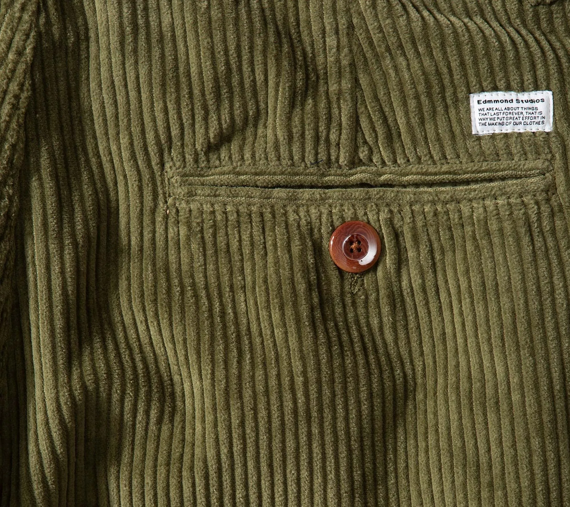 Jorge Corduroy Pant | Khaki Green