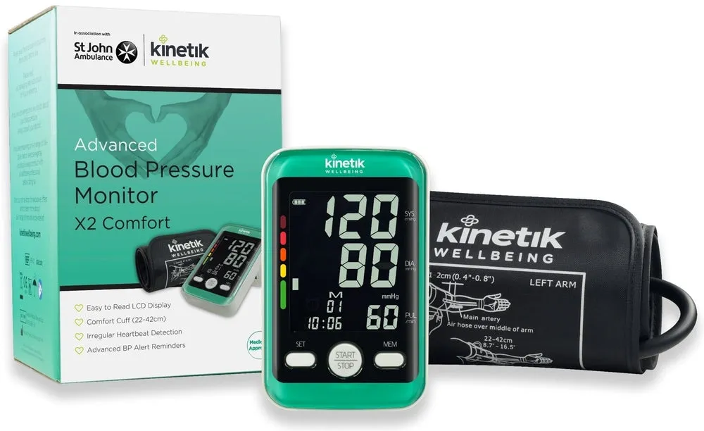 Kinetik Wellbeing Comfort Advanced Blood Pressure Monitor