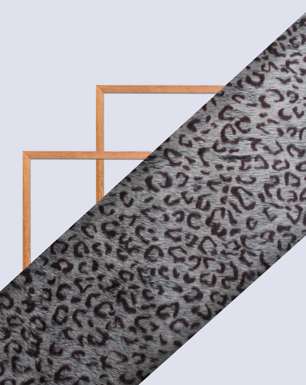 LEOPARD DESIGN ARTIFICIAL FUR FABRIC