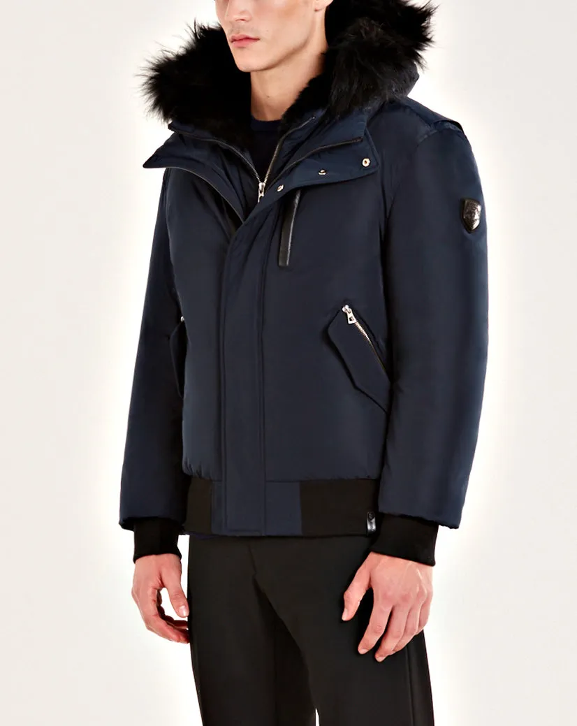 MENS RUDSAK STEPHAN NAVY/BLACK FUR