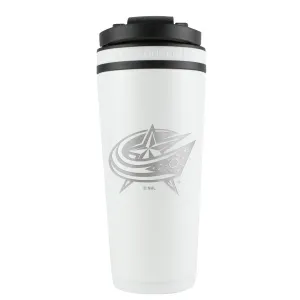 Officially Licensed Columbus Blue Jackets 26oz Ice Shaker - White