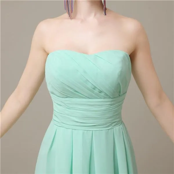 Popular  Chiffon Sweetheart Knee-Length Bridesmaid Dresses