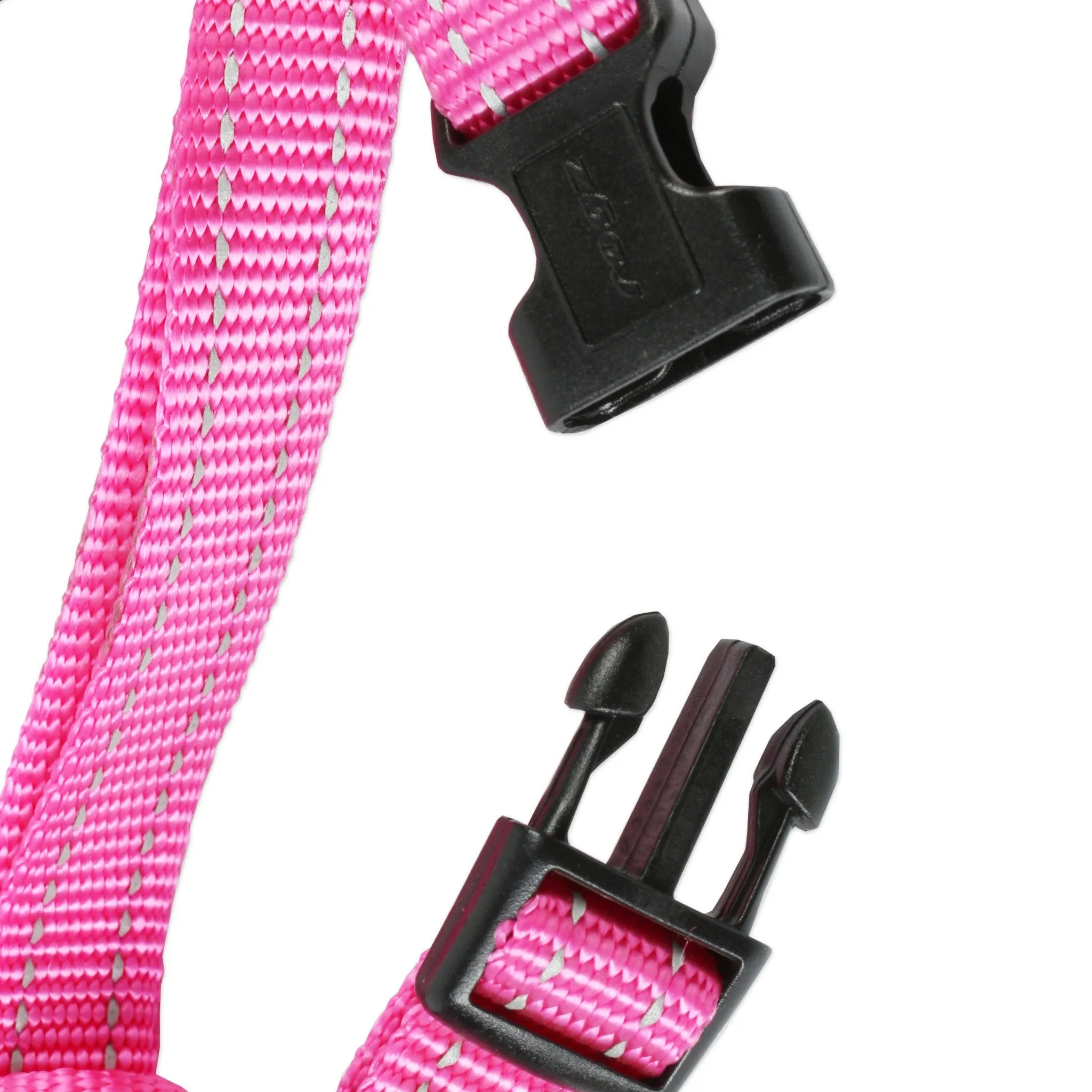 Rogz Classic Reflective Harness Pink