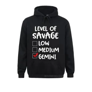 Savage Level Gemini Hoodie