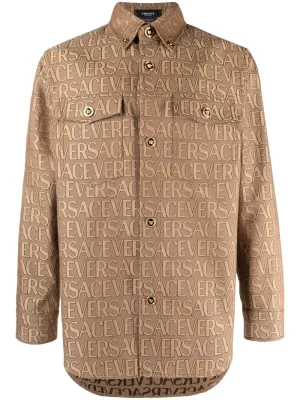 VERSACE LA VACANZA Jackets Brown