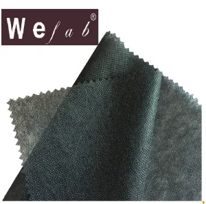 Wefab Non-Woven Fusible Interfacing Polyester Interfacing Fabric Single-Sided Iron on Interlining